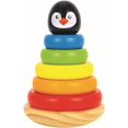 thumbnail image 1 of TOOKYLAND Wooden Wobble Stacker - Stacking Tower Toy, Ages 12m+, 1 of 9