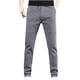 thumbnail image 1 of Pantalones largos para hombre, para exteriores, impermeables, a la moda, lisos, informales, con cintura elástica y bolsillos, pantalones cargo para hombre., 1 of 4