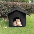 thumbnail image 3 of Waterproof Pet House Thickened Cat Nest Tent Cabin Pet Bed Tent Shelter For Outdoor Cat Kennel Portable Travel Nest Pet Carrier ShopWise Round, 3 of 8