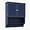 Blue, variant on Bathroom Wall Cabinet with Towels Bar, 23.6" L x7.9 W x27.5 H MDF Material Medicine Cabinet, 2 Doors Over The Toilet Space Saver Storage Cabinet with Large Space, Espresso