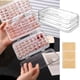 thumbnail image 1 of Funda organizadora de uñas Oskrieel, triple pliegue, de PET transparente, 1 of 8