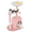 Soft Pink, variant on Magshion 33" Cat Tree for Indoor Cats with Sisal Scratching Posts, Top Perch, and Cat Cave, Purple
