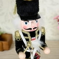 thumbnail image 2 of 12 inch Soldier Nutcracker by Dressed with Uniform, black and, 2 of 8