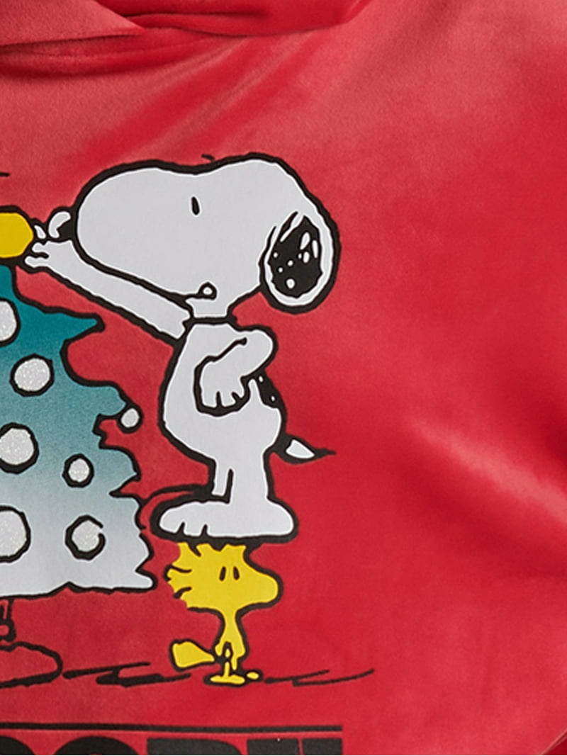 Justice x Snoopy Girls Velour Hoodie, Sizes XS - XLP - Walmart.com