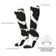 thumbnail image 4 of Fotbe Cow Skin 2 Calcetas Divertidas Estampadas para Hombre y Mujer, Calcetas de Algodón hasta la Rodilla para Caminar, Correr, Enfermería y Embarazo, 4 of 6