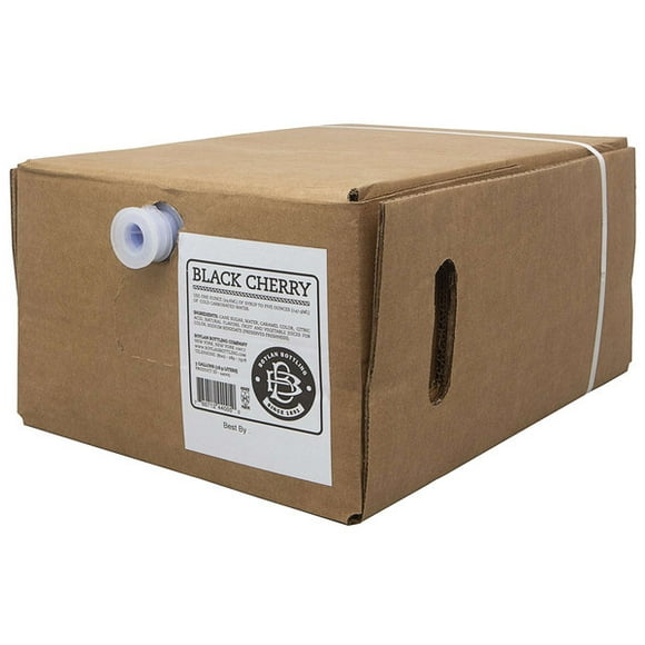 Boylan Bottling Co. 5 Gallon Bag in Box Black Cherry Beverage / Soda Syrup