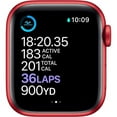 thumbnail image 4 of Restored Premium Apple Watch Series 6 (GPS, 44mm) - Red Aluminum Case with Red Sport Band (Refurbished), 4 of 4