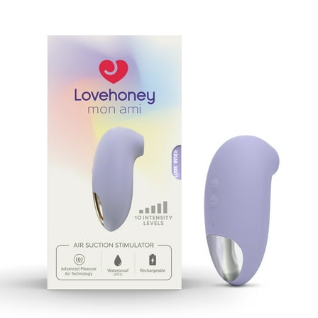 Lovehoney Mon Ami Pleasure Air Suction Pulsating Stimulator, Lilac