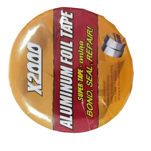 Cinta de butilo de papel de aluminio impermeable - Autoadhesiva, 10 cm/3,9 pulgadas