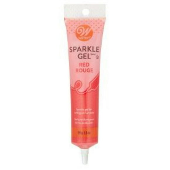 Gel décoratif scintillant rouge Wilton Gel scintillant rouge
