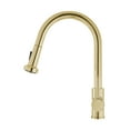 thumbnail image 3 of Nouvet Single Handle, Pull-Down Kitchen Faucet in Brushed Gold, 3 of 11