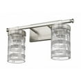 thumbnail image 2 of 2 Light Bath Vanity-11 Inches Tall And 17.75 Inches Wide-Brushed Nickel Finish Z-Lite 344-2V-Bn, 2 of 2