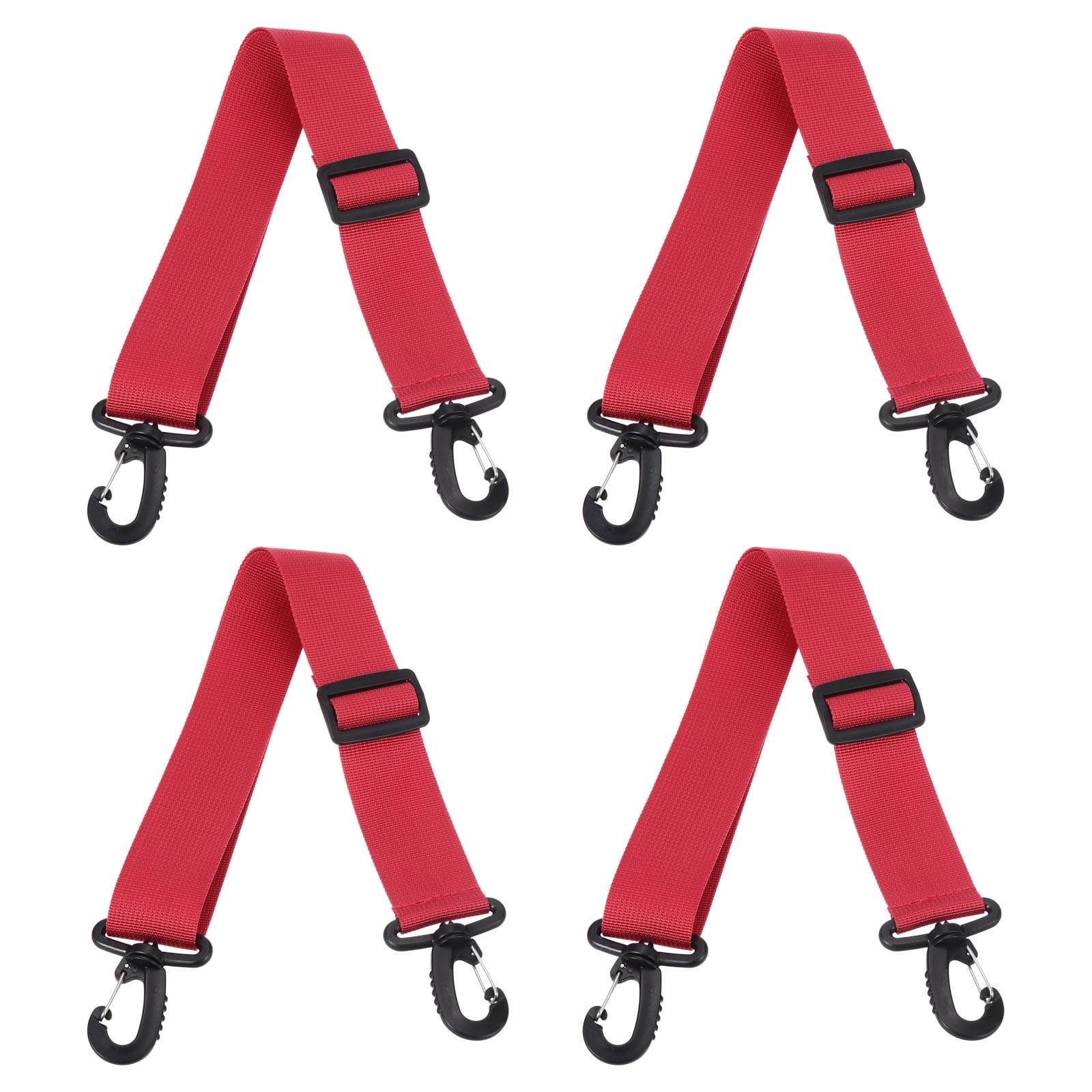 Uxcell 80cmx3.8cm Ski Carrier Strap, 4 Pack Snowboard Boot Strap, Red