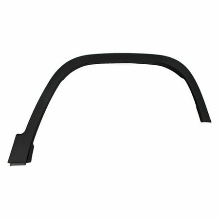 For Jeep Cherokee 2019 2020 2021 Passenger Side Wheel Opening Molding | Front | Textured Black | CAPA | 68315994AD | CH1291120