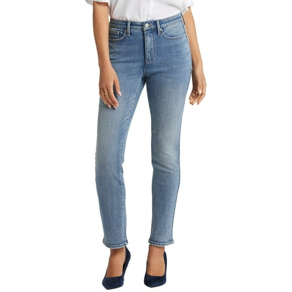 NYDJ womens  Sheri Indigo Stream Slim Jean, 12