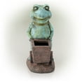 thumbnail image 4 of Alpine Corporation Frog Holding a Wagon Statue, 15 Inch Tall, 4 of 12