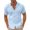Light Blue, variant on Vivianyo HD Short Sleeve Button Down Casual Tee for Men Men's Linen Shirt Short Sleeve Vintage Shirt Summer Casual Shirt Cuba Beach Shirt