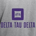 thumbnail image 3 of CafePress - Delta Tau Delta Purple Stacked Signature Sweatshirt - Pullover Hoodie, Hooded Sweatshirt, 3 of 4