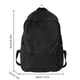 thumbnail image 2 of Mochila de lona para campus para adolescentes, bolsillo antirrobo con cremallera (negro), 2 of 8