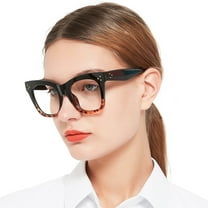 OCCI CHIARI Blue Light Blocking Reading Glasses 2.25 Women Computer Readers 1.0 1.25 1.5 1.75 2.0 2.25 2.5 2.75 3.0 3.5 4.0 5.0 6.0 (Brown)