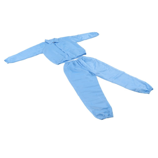 Esd Lab Coat, Polyester Esd Coat Protective Paint, Workshop Split Clean Clothes, Anti Static Work Clothes, for Microelectronics, Optoelectronics, Bioengineering Industries