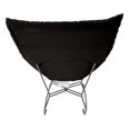 thumbnail image 2 of Scroll Puff Rocker Angora Ebony, 2 of 6