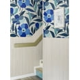 thumbnail image 3 of NextWall Cobalt Blue & Lagoon Garden Block Floral Peel and Stick Wallpaper, 3 of 7