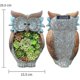 thumbnail image 5 of Gartendeko Eule Solar Leuchte, Aus Kunstharz Wetterfest, Weihnachten Geschenk Eule, Gartenfigur Ornament Fr Drauen Hof & Balkon H27 X W16cm Hy, 5 of 5