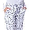 thumbnail image 3 of Harry Potter Womens' Hedwig Owl Character All-Over Tossed Print Lounge Sleep Pajama Pants Loungewear Sleepwear, 3 of 6