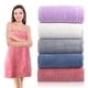 thumbnail image 4 of 5 toallas de baño de microfibra de color liso para spa, absorbentes de agua, 4 of 6