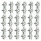 thumbnail image 3 of Camisas para hombres 1 par, Camisas para hombres Ligas para camisas Soportes elásticos ajustables para camisas con clips antideslizantes de bloqueo (10 par, negro), 3 of 8