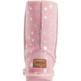 thumbnail image 5 of Emu Ridge Girls Stars Faux Suede with Plush Faux Fur Lining Metallic Stars Kirby Lo Winter Boots-Pink / 12, 5 of 7