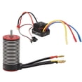 thumbnail image 1 of RC Brushless Motor, Brushless Motor Combo Set Remote Control Waterproof 80A ESC 3670 Brushless Motor Combo for Hpi, 1 of 7