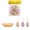B, variant on CoreLiving Easter Egg Decorations Colorful Hanging Ornaments for Easter Tree Indoor Home Decor Plastic Eggs for Spring Tree Basket Party Favors, 6pc