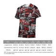 thumbnail image 6 of LAOLIUSN Men's Artist Street Letter Graffiti Markers T-Shirt Shirts 3D Printing Graffiti Graphic Shirt Tee Top,,4XL, 6 of 7