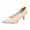 Rose Gold, variant on XIMIN Womens Pointed Toe Kitten Lovely Heel Pumps Low Heel Pointy Toe Slip On Dress Office Shoes Work Wedding Pumps Bridal Heeled Shoes (8.5, Black)