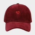 thumbnail image 2 of Moocorvic Womens Baseball Caps Low Profile Adjustable Classic Fitted Hat for Men,Wine, 2 of 5