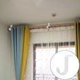 thumbnail image 6 of 3 Pcs Curtain Accessories Clothes Rack Curtain Rod Hangers Curtain Rod Holders Window Curtain Rod Support Home Supplies, 6 of 6