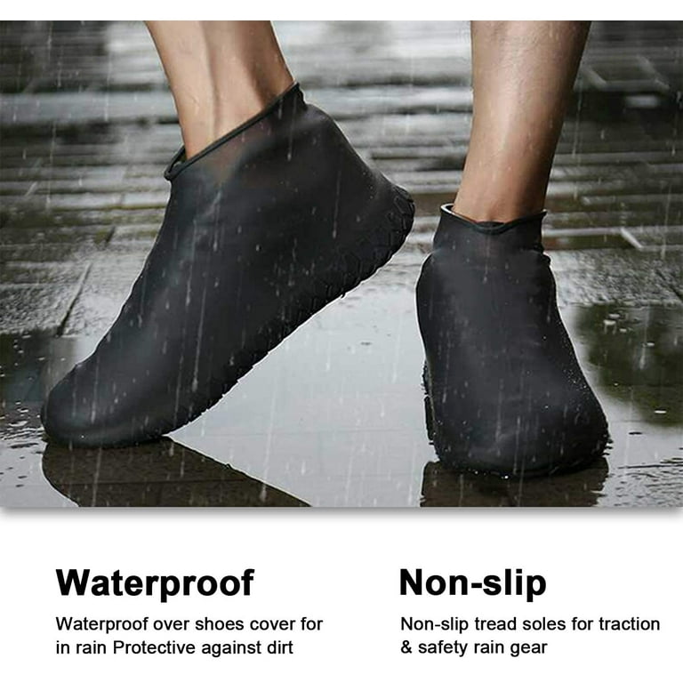 Silicone Shoes Covers Shoe Covers Rain Boots Reusable Easy to Carry for Women Men Kids