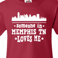 thumbnail image 4 of Inktastic Memphis Tennessee Someone Loves Me Skyline Youth T-Shirt, 4 of 5