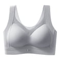 thumbnail image 1 of Product Category Bra | Large Size Lace Back Comfort Bralette with Adjustable Straps and Cups Seamless Design, 1 of 6
