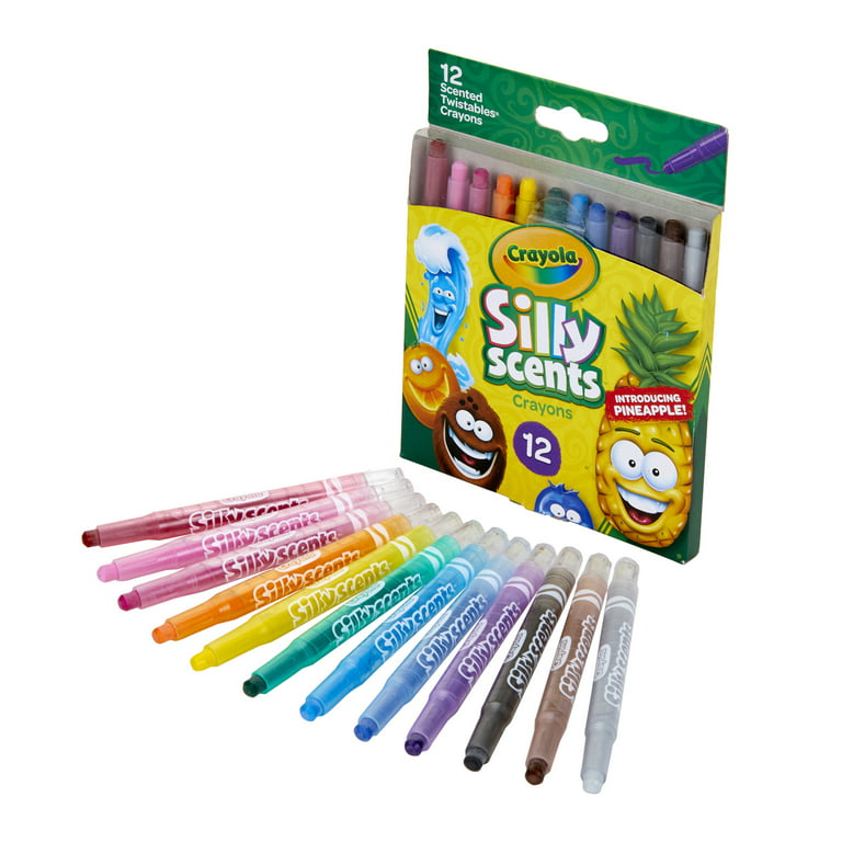 Crayola Silly Scents Mini Twistables Scented Crayons, 12 Per Pack (72  Count) 