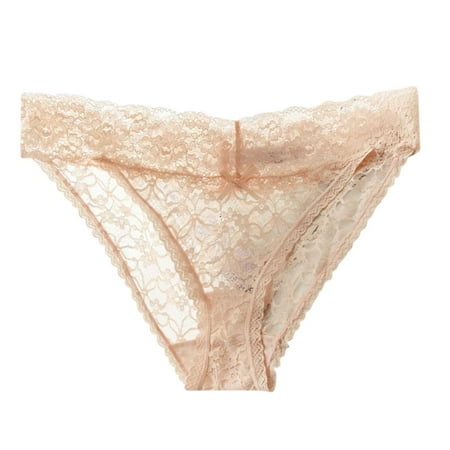 DPTALR Women Sexy Lace Underwear Lingerie Thongs Panties Ladies Hollow Out  Underwear 