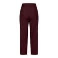 thumbnail image 5 of Women's Pants Fashion Yoga Pants Women For High Waisted Crop Work Summer Casual Slacks Yoga Dress Pant, 5 of 7