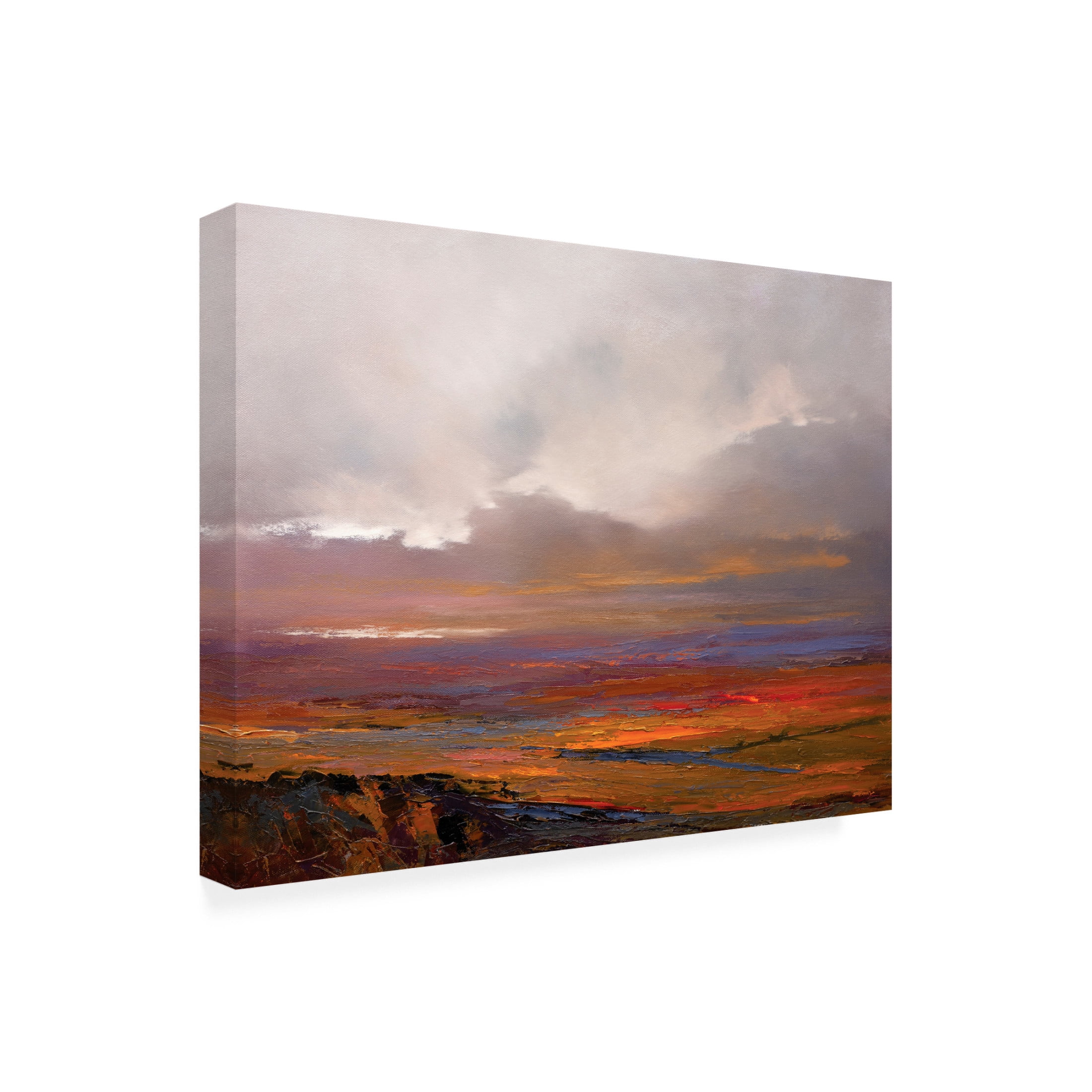 Canvas Wall Art - Patrick Dennis 'Crossroads' Wall Art for Living Room, Bedroom, or Office Décor by Trademark Fine Art - 24 x 18 Inches
