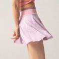 thumbnail image 2 of TFixol Falda deportiva 2 en 1 para mujer, pantalones cortos con forro Pocekt, secado rápido, transpirable, para correr, 2 of 8