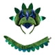 thumbnail image 3 of Diadema de dinosaurio con cola, divertida decoración, fácil de poner y quitar, ideal para baile en el escenario. verde, 3 of 7