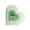 Vert, variante sur LCXmlly Décoration Intérieure Accrocheuse Vase Géométrique en Acrylique avec Design Imprimé de Lettres en Forme de Cœur Ornements d'Arrangement Floral Coloré