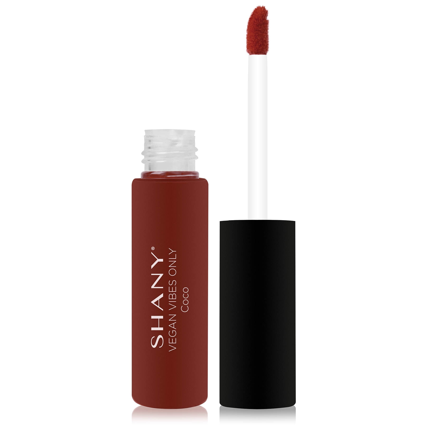 SHANY Vegan Vibes Liquid Lipstick Matte Lip Color Long-Lasting Matte Finish Lip Stain Lip Makeup - COCO