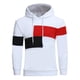 thumbnail image 3 of Hombres Sudaderas Con Capucha Casuales Otoño Invierno Manga Larga Costura Outwear (Blanco) (Xl) -185631.03 Tmvgtek Mujer, 3 of 8